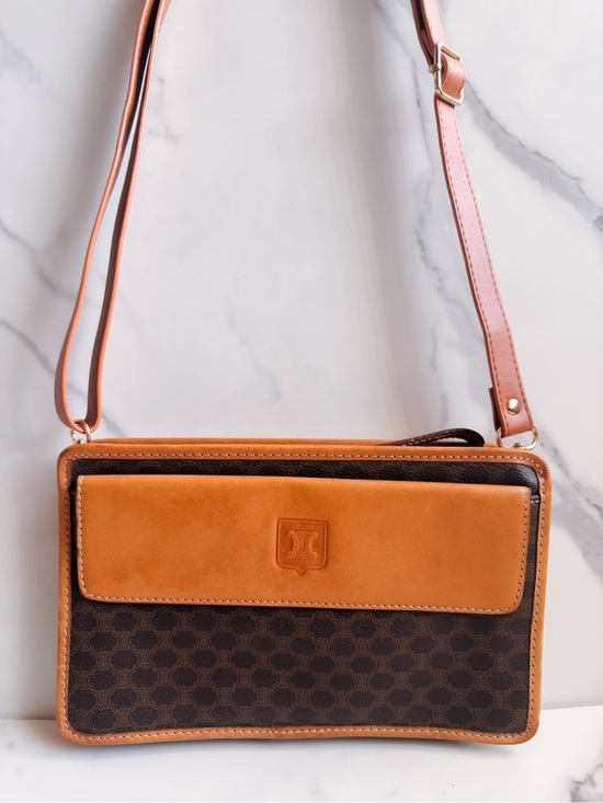 Celine Handbags - Celine Macadam Monogram Crossbody